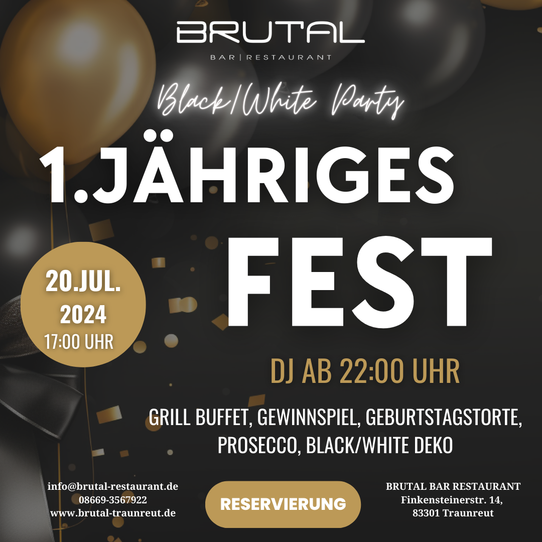 1. Jähriges Jubiläum im Restaurant Traunreut